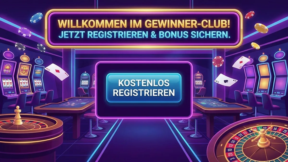 Registrieren mit Bonus
